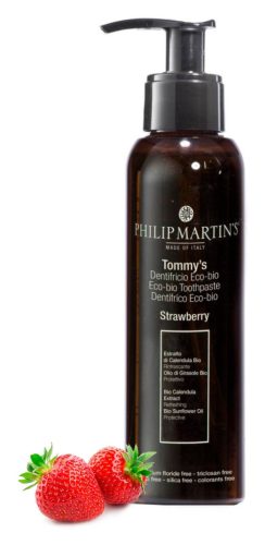 Philip Martin's Tommy's Strawberry Toothpaste eper ízű fogkrém 250 ml
