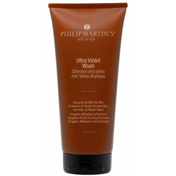   Philip Martin's Ultra Violet Wash Anti-Giallo sárga tónusokat semlegesítő sampon 200 ml